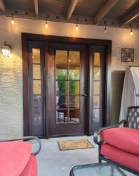 French door with vending sidelites