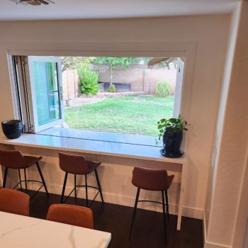 Countertop Bi-Folding Windows