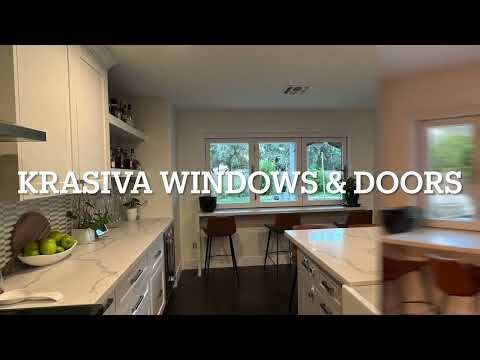 Krasiva Windows & Doors Bi-Folding Passthrough Window